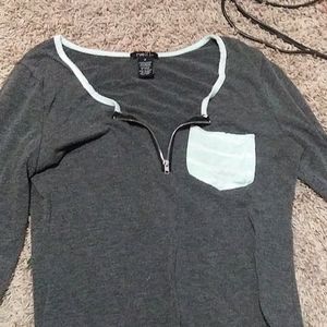 Gray shirt